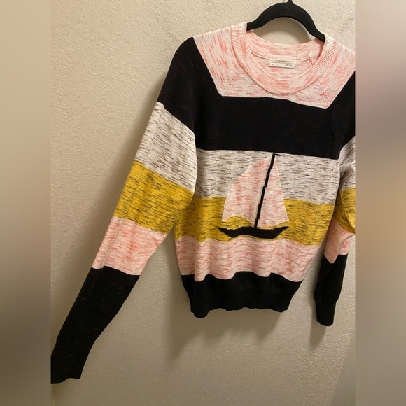 Anthropologie Sailboat Striped Sweater Size Small - Picture 9 of 11